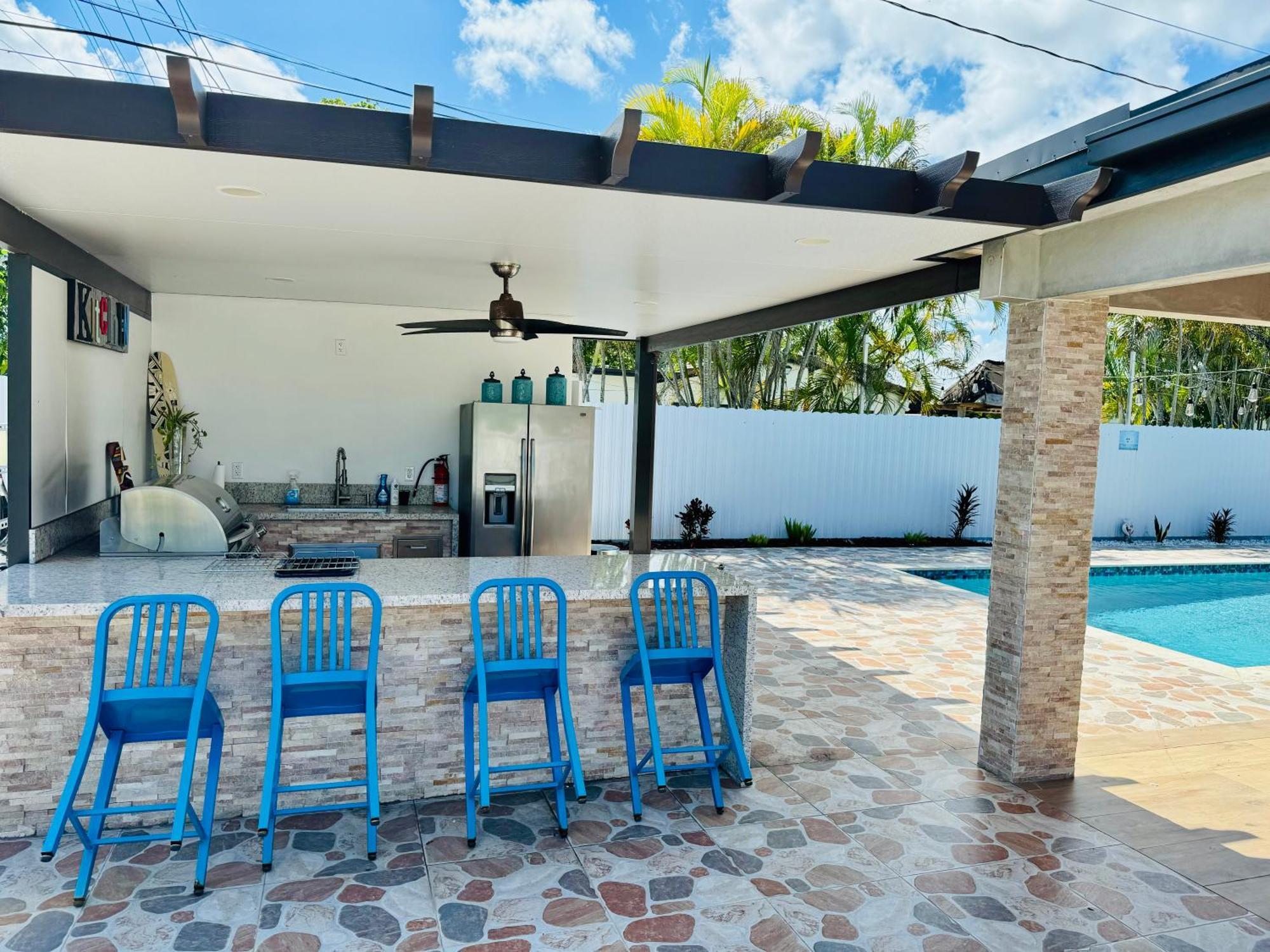 Heated Pool Hot Tub Miami Vila Exterior foto