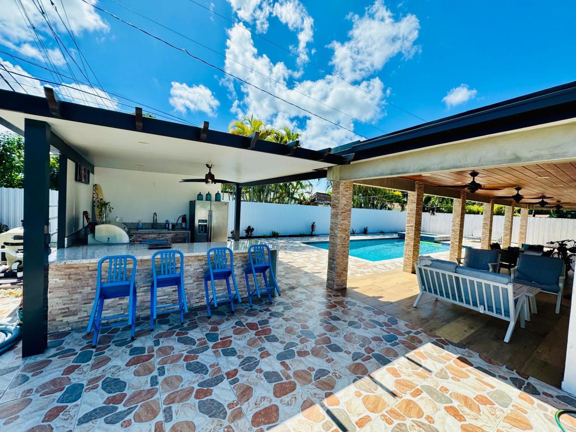 Heated Pool Hot Tub Miami Vila Exterior foto